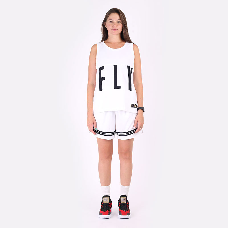 женская белая майка Nike Dri-FIT Swoosh Fly Women&#039;s Basketball Jersey DC7907-100 - цена, описание, фото 5